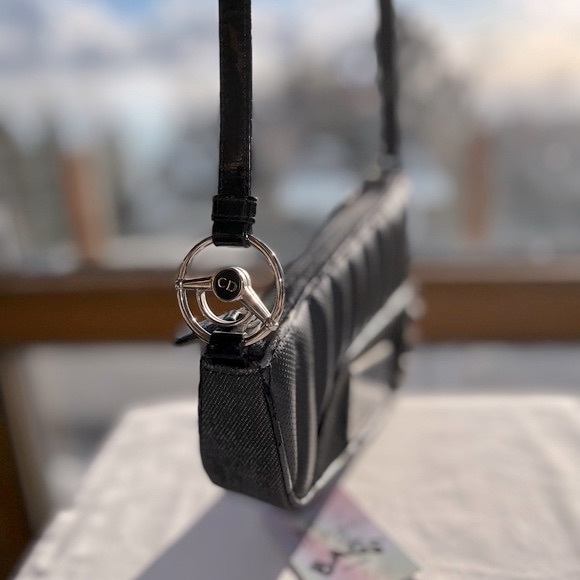 Dior: Cadillac Saddle 1947 Denim Shoulder Bag *RARE* - Picture 4 of 16